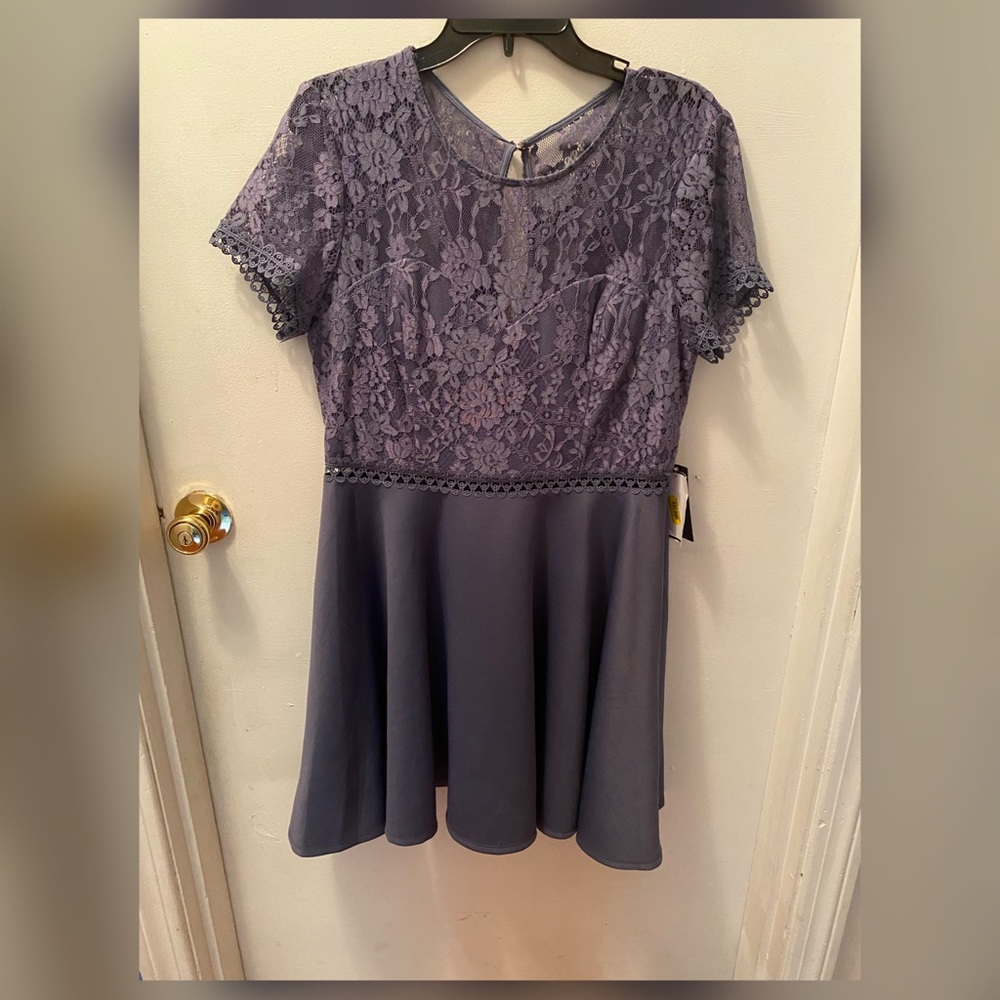 Grayish purple dress